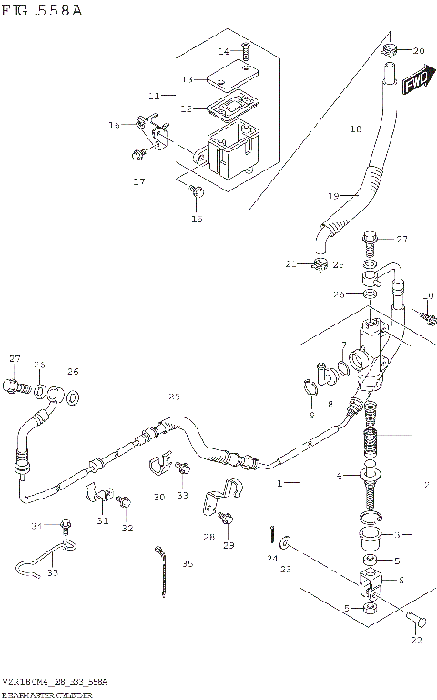 REAR MASTER CYLINDER