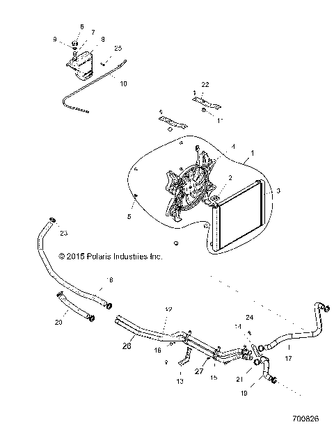 ENGINE, COOLING SYSTEM - R16RGE99A7/AE/AV (7700826)