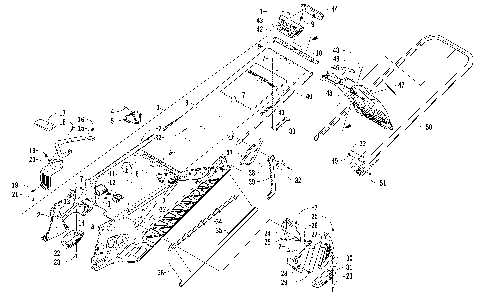 TUNNEL, REAR BUMPER, AND SNOWFLAP ASSEMBLY [95759]