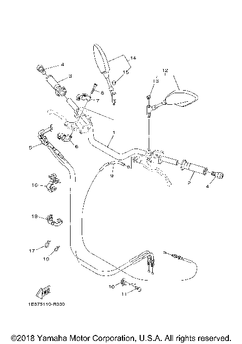 STEERING HANDLE CABLE