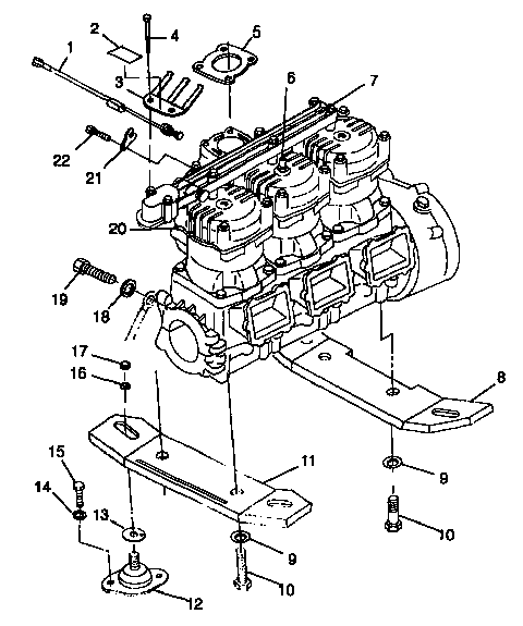 ENGINE MOUNTING - B984690 (4945114511b002)