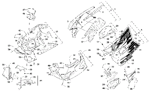 SKID PLATE AND SIDE PANEL ASSEMBLY [104614]
