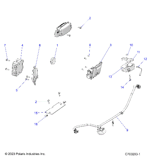 ELECTRICAL, HARNESS COMPONENTS AND RELATED - Z25A5E87A5 (C703203)