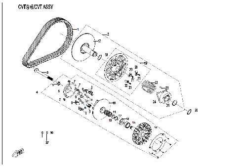 CVT ASSY.