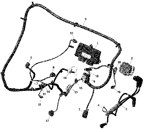 01- Rotax - Engine Harness And Electronic Module Maverick