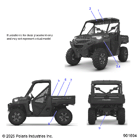 BODY, DECALS, GENERAL - R26RRE99A9/AF/AH/AB/AS/B9/BF/BH/BB/BS (901694)