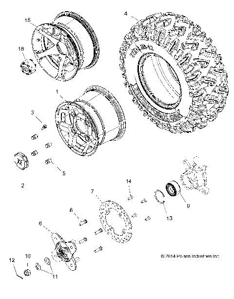 WHEELS, REAR - Z15VAE87AK/AS/AI/AN/X87AL (49RGRWHEELRR15Z900AL)