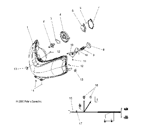 HEADLIGHT - S07PL7JS/JE (49SNOWHEADLGHTCLEAN)