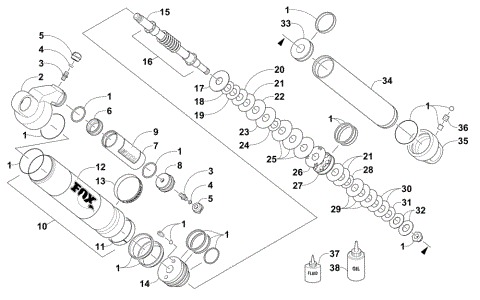 FRONT SUSPENSION SHOCK ABSORBER