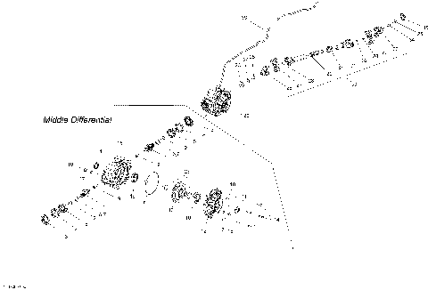 08- Drive System, Rear Middle Differential