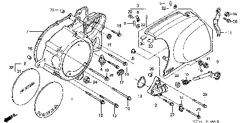LEFT CRANKCASE COVER