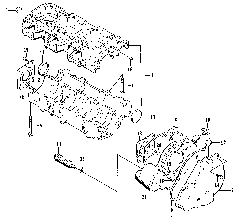 CRANKCASE ASSEMBLY [73196]