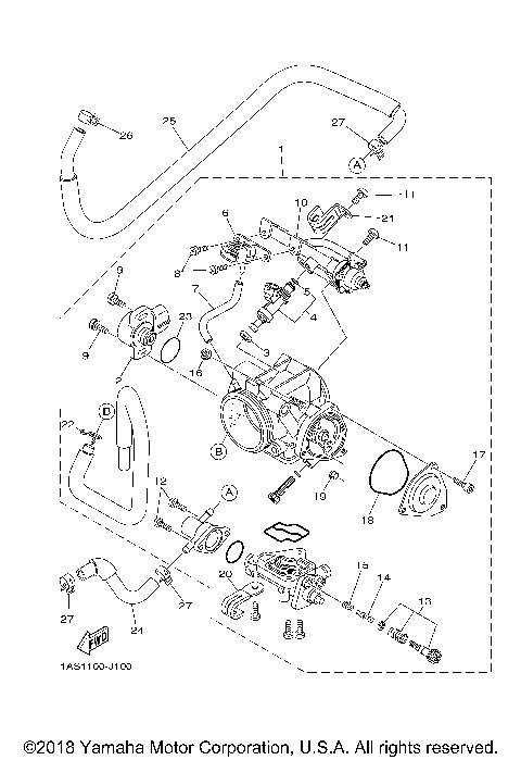 THROTTLE BODY ASSY 1