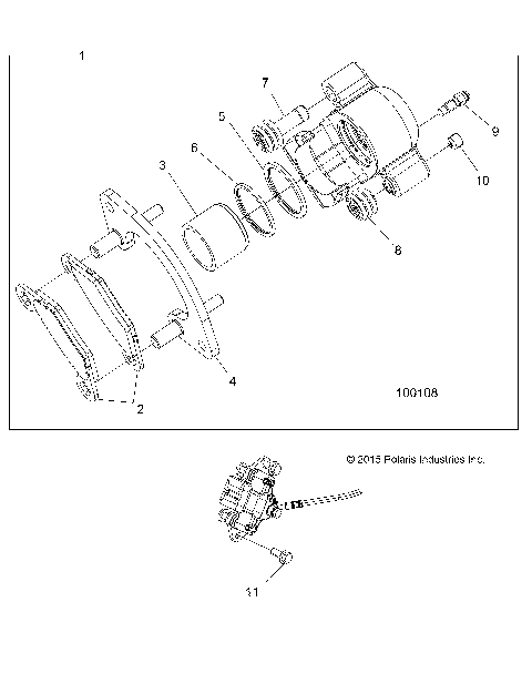 BRAKES, FRONT CALIPER - A19SXN85A8 [100108]