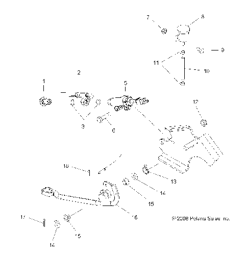 BRAKE, FOOT - A07TH50EA (49ATVBRAKEFOOTX2QUAD)