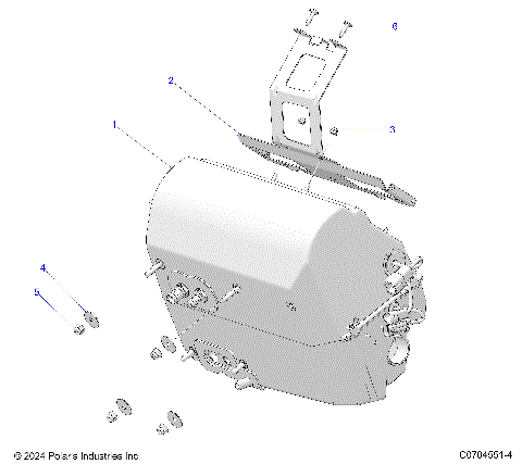 BODY, HVAC, MAIN MOUNTING