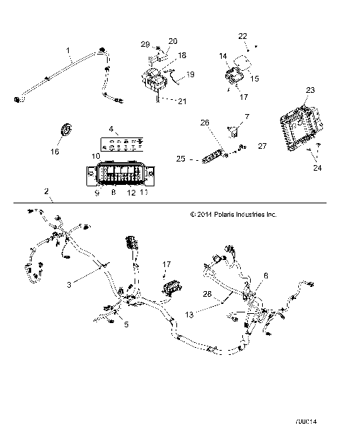 ELECTRICAL, WIRE HARNESS - Z15VCE87AT/AV (700014)