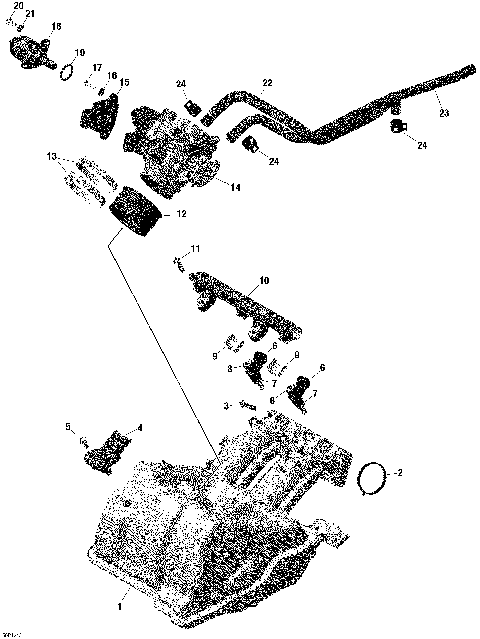 01- Air Inlet Manifold And Throttle Body