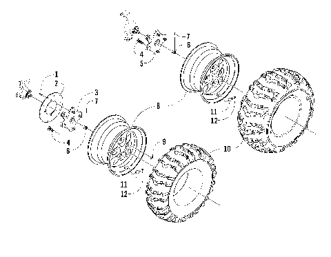 WHEEL AND TIRE ASSEMBLY [83710]