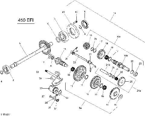 05- Gear Shift - 450 EFI