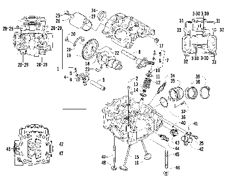 CYLINDER HEAD AND CAMSHAFT/VALVE ASSEMBLY [92526]