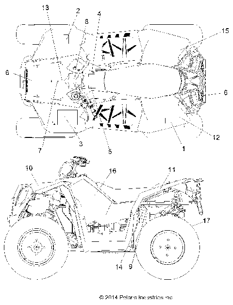 BODY, DECALS - A15SVA85FD (49ATVDECAL15850EU)