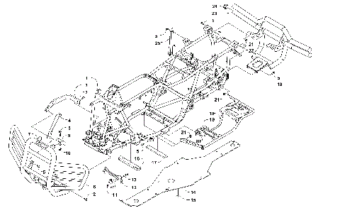 FRAME AND RELATED PARTS [93639]