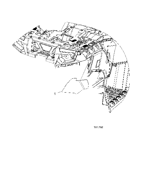 BODY, REAR CAB FOIL - A16SYE95NK (101268)