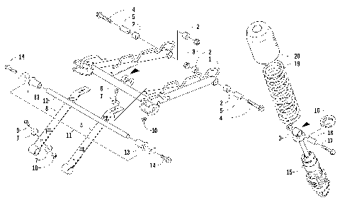 REAR SUSPENSION FRONT ARM ASSEMBLY [93848]
