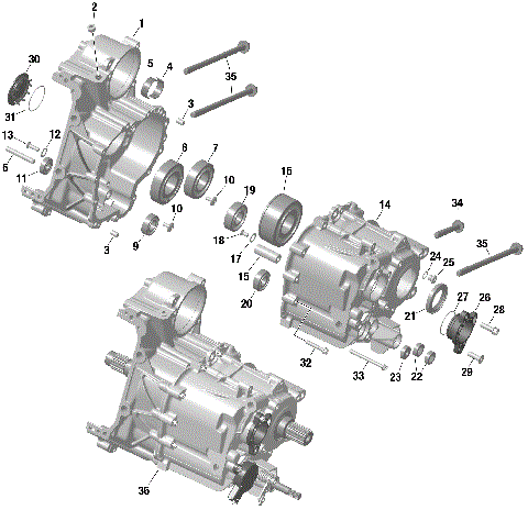 01- ROTAX - GearBox Housing