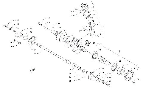 PISTON AND CRANKSHAFT ASSEMBLY [104548]