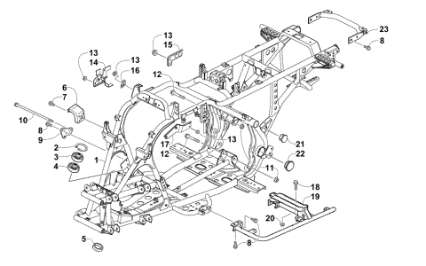 FRAME AND RELATED PARTS