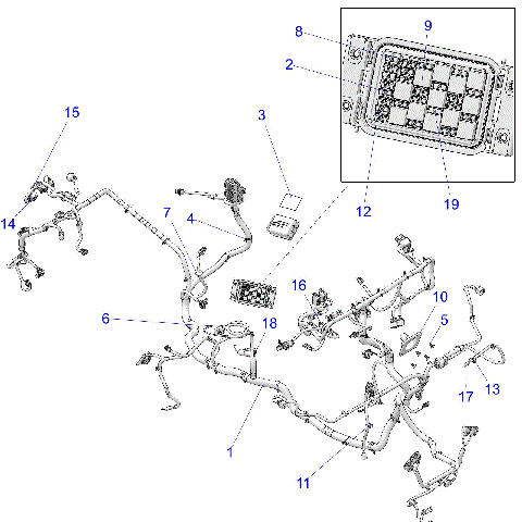 ELECTRICAL, WIRE HARNESS - R20RRE99A/B (C700851)