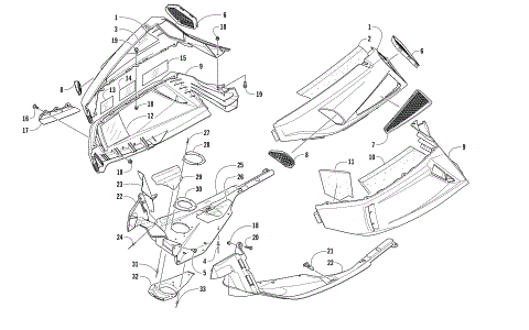 SKID PLATE AND SIDE PANEL ASSEMBLY