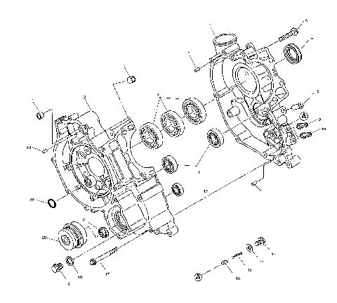 CRANKCASE - C10CL50AA (4978707870D04)