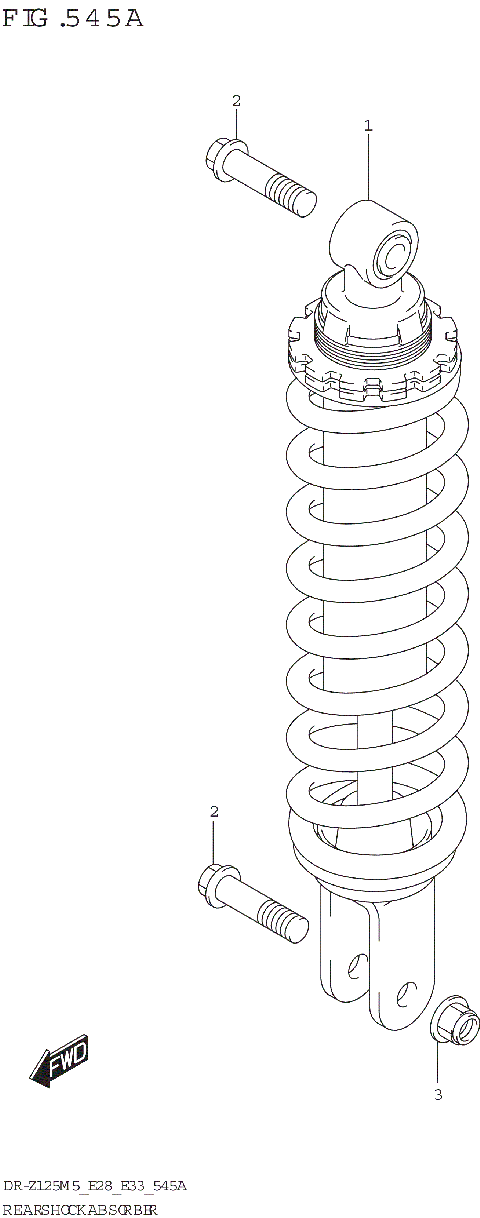 REAR SHOCK ABSORBER (DR-Z125)