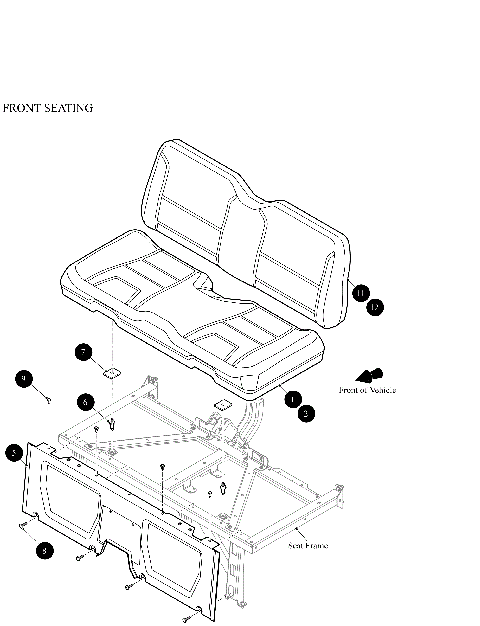 FRONT SEAT ASSEMBLY [302474]