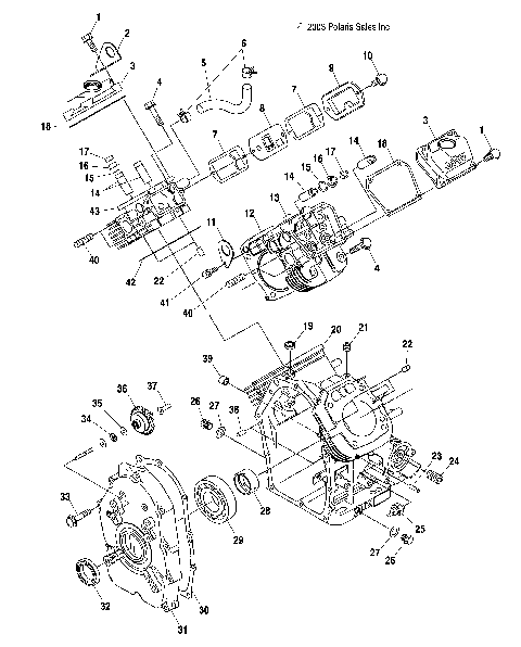 CRANKCASE - C11RB63AA/AB (4985628562C09)