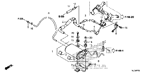 EVAP CANISTER (CBR600RA)