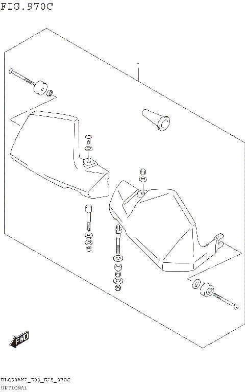 OPTIONAL (DL650AM2 E03:KNUCKLE COVER SET)