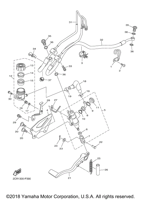 REAR MASTER CYLINDER
