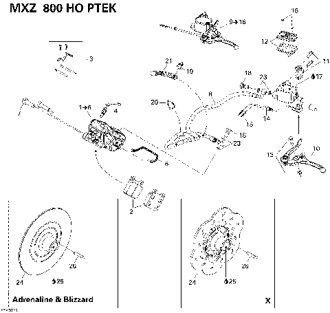 06- Hydraulic Brakes X, BLIZZARD