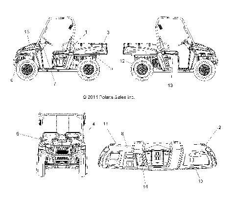 BODY, DECALS - R12RC08LG (49RGRDECAL12LSV)
