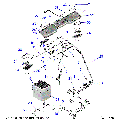 OPT, ROOF, PREP AUDIO HVAC ELEC COMPONENTS (ROOF) - R20RRU99A/B (C700779)