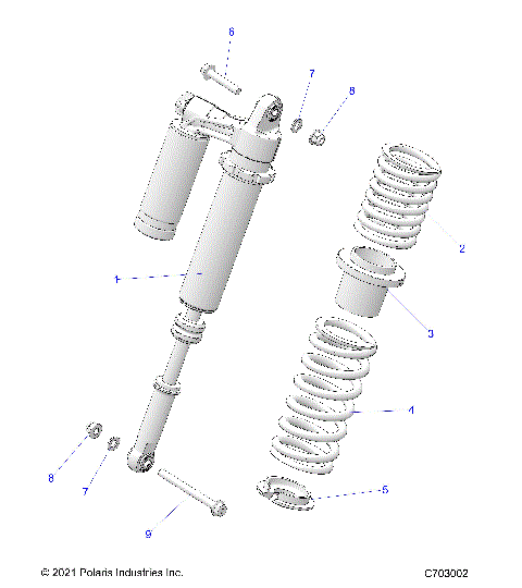 SUSPENSION, REAR SHOCK MOUNTING - G24GZW99A/99B (C703002)