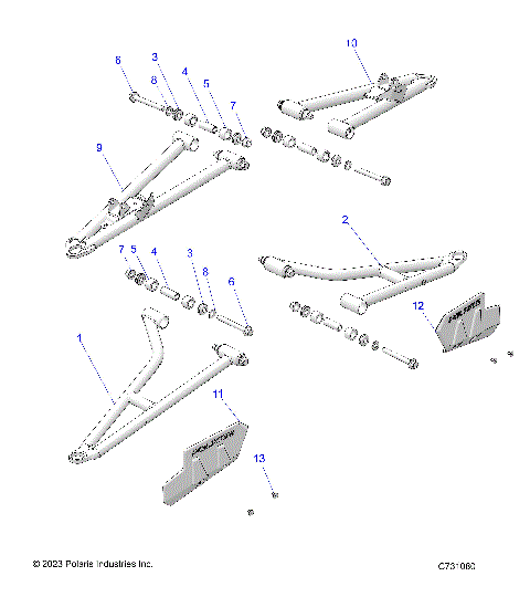 SUSPENSION, FRONT CONTROL ARMS - R24E3GC4FD/SC4CD/SC4FD (C731080)