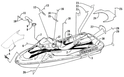 DECAL AND FOOTPAD ASSEMBLY