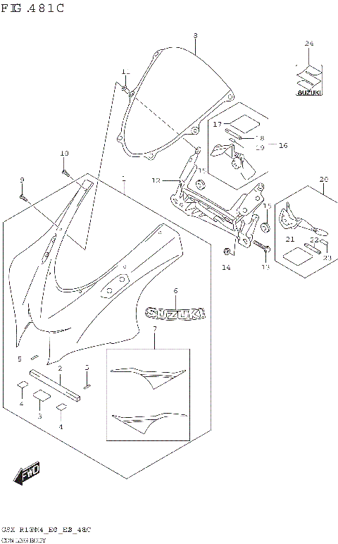 COWLING BODY (GSX-R1000RZA)