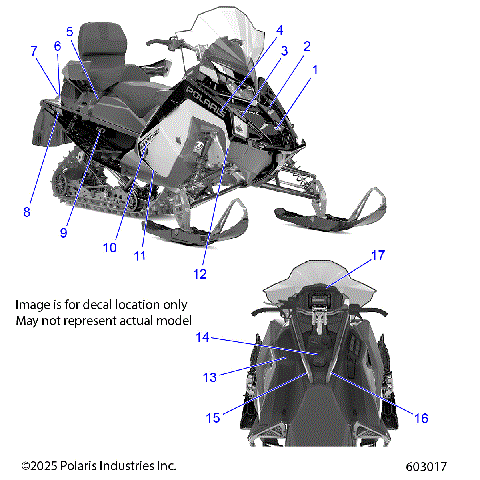 BODY, DECAL, BLACK SIDE PANEL W/BLUE DUSK ACCENT - S26TDE9FS (603017)