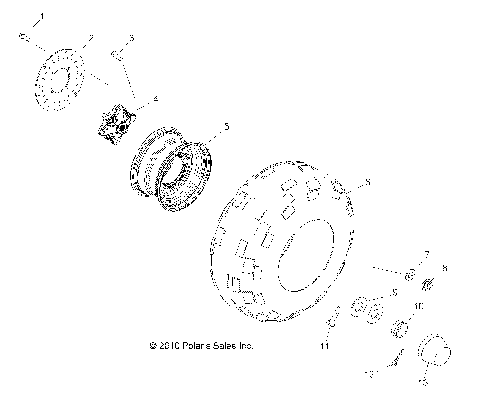 WHEELS, REAR - R11WH50AG/AH/AR (49RGRWHEELRR11500CREW)